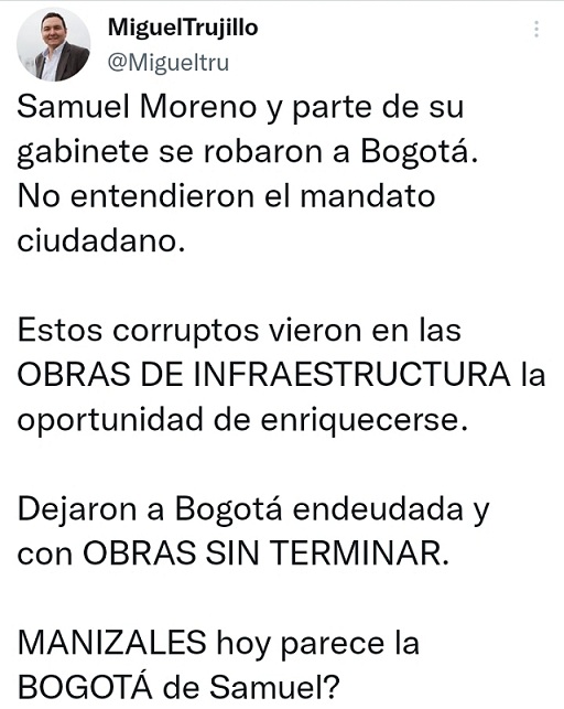 No gustó la comparación