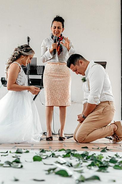 “Y todo lo hizo hermoso a su tiempo, Ecleciastes 3:11”. Esta fue una premisa durante la ceremonia.