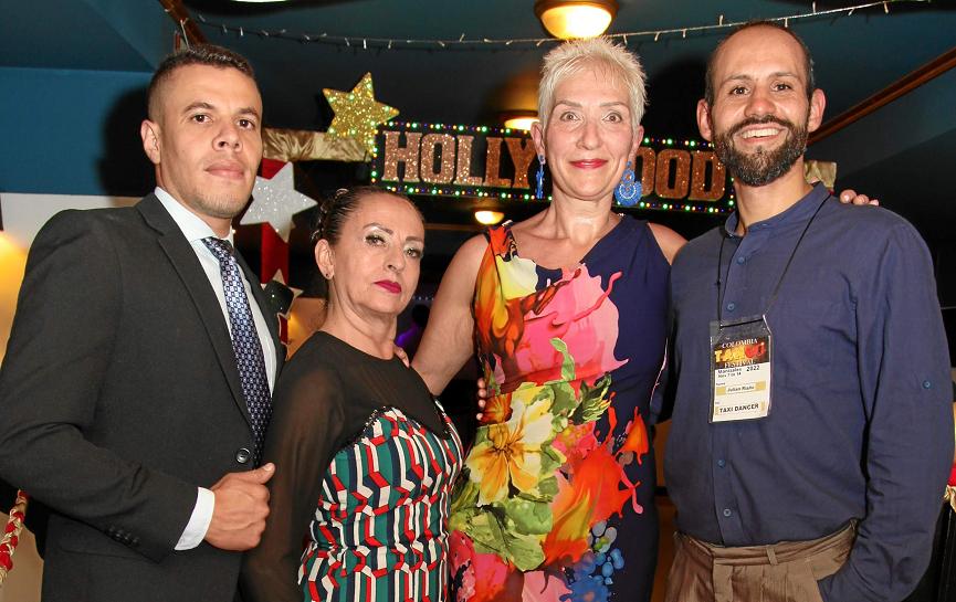 Julián Riaño, Martha Solís, Larisa Katz y Leonardo Ríos.