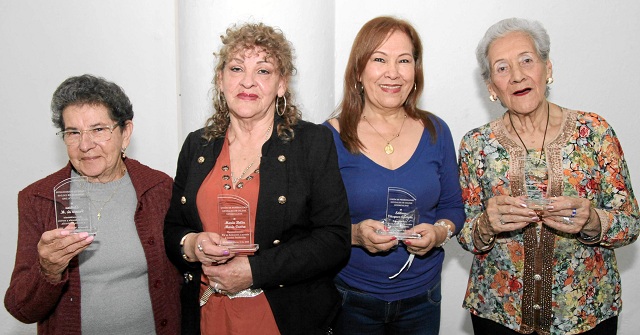 Nohemi Cardona Duque, María Belén Marín Castro, Edilma Vásquez Castaño y Eloina Franco, homenajeadas por Upodecaldas en conmemoración del Día de la Mujer. Nohemi Cardona Duque, María Belén Marín Castro, Edilma Vásquez Castaño y Eloina Franco, homenajeadas por Upodecaldas en conmemoración del Día de la Mujer.