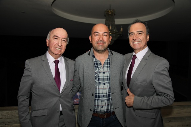 Nilbio Uribe Vélez, Jhon Fredy Marín y Fernando Uribe.