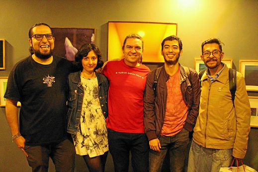 Pedro Rojas, Erika Orozco, Mister Serranovski, Tomás Marín y Jorge Melo.