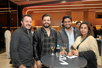 Daniel Ríos, Sebastián Parra, Jorge Eduardo Palacio y Tatiana Rodríguez.