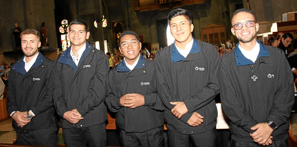 Manuel Arenas, Carlos Fandiño, Duván Hernández, Jónathan Rivera y Johan Gómez.