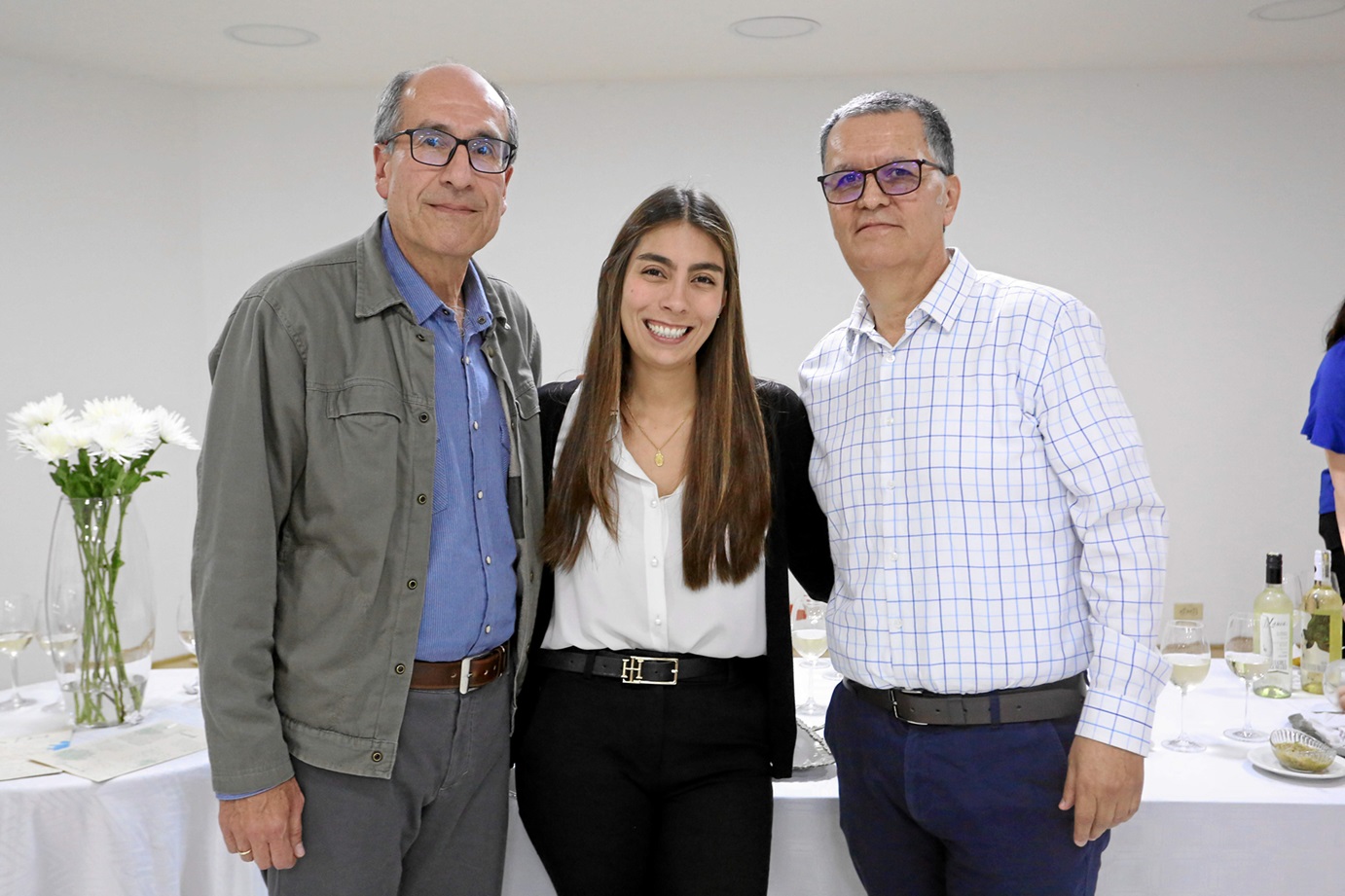 Carlos Eduardo Arango, Manuela Suárez Martínez, directora administrativa y gestión humana de LA PATRIA; y Fernando Martínez González.