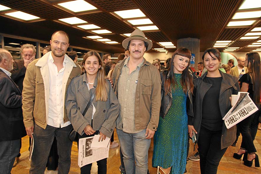 Juan Felipe Alave, Laura Echeverri, Santiago Escobar, Camila Santamaría y Diana Castellanos.
