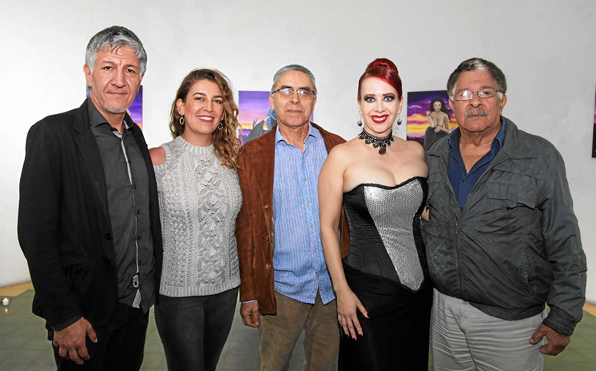 Luis David Arias, Bibiana Higuera, Uriel Giraldo, Mariana Tapia y Fabio Arias.