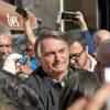 Jair Bolsonaro realizó una rueda de prensa en Belo Horizonte, en donde lo acompañaron sus seguidores.