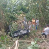 En el accidente del sábado, un campero se volcó con 18 personas a bordo.