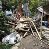 Afectación de casas por vendavales en Filadelfia