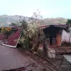 Así quedaron las casas de Samaná tras el fuerte aguacero del viernes. 