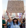 Esta semana en Madrid hubo una manifestación en apoyo a las jugadoras de la Selección española de fútbol y en concreto A Jenni Hermoso.