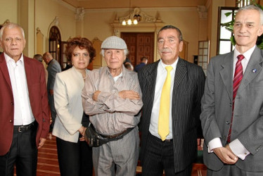 Jaime Ríos, Marcela Cerón, Guillermo Botero, Carlos Eduardo Campuzano y Jorge Iván Chica.
