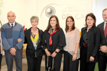 Fotos | Argemiro Idárraga | LA PATRIA María del Socorro Araque, gerente; Juan Germán Osorio, María Fernanda Estrada, Ana María Ángel, Luz Adriana Mejía, Ángela María Toro y Julián Echeverri.