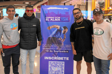 Fotos | Luis Trejos | LA PATRIA Juan Sebastián Salazar, Manuel Trejos, Jorge Rodríguez y Geronimo Agudelo