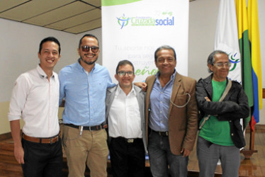 Periodistas: David Lau González, Carlos Eduardo García, Jairo Montoya, Fabián Giraldo Trejos y Carlos Cárdenas.