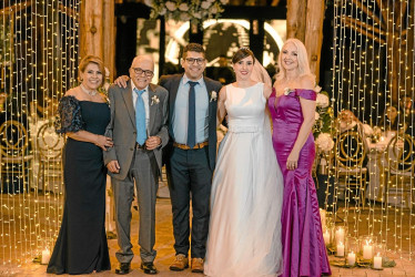 Elizabeth López, Jaime Ramírez, Juan Sebastián Ramírez López, Mirella Nardo y Mónica Nardo.