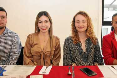 Álvaro Javier Rubio Gómez, Claudia Liliana Quintero, Valeria González Duque y Ximena Sánchez Hernández.