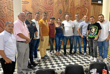 Grupo de periodistas asistentes al evento.