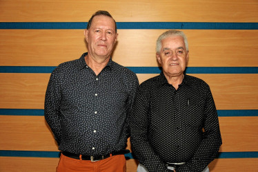Fotos | Argemiro Idárraga | LA PATRIA  Germán Ocampo Correa y Fabio Vélez Correa.