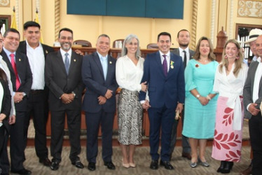 Jahir de Jesús Álvarez; Viviana Zuluaga; Rubén Darío Giraldo Sepúlveda; Luis Roberto Rivas Montoya; Jorge Ariel Carmona; Jorge Hernán Aguirre; Óscar Alonso Vargas; Juliana Londoño Villa, gestora de Manizales; Jorge Eduardo Rojas, alcalde de Manizales; David Islem Ramírez; María Isabel Gaviria, presidenta de la Asamblea de Caldas; Sandra Patricia Álvarez Castro, secretaria de Integración y Desarrollo Social de Caldas; Carlos Alberto Arango; Luis Alberto Giraldo; Karen Liliana Suárez y Jhon Freddy Arenas.