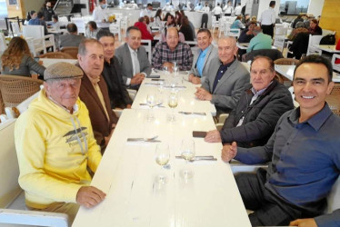 Foto | Rubén Darío López | LA PATRIA Gustavo Gil Morales, Eliécer Ospina, Juan Carlos Arciniegas, Juan Carlos Mazo, Ramón Ospina Tafur, Carlos Augusto Ospina Arango, Alfredo Arango Gil, Uriel Salazar y Juan Carlos Arango Jiménez.