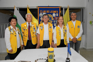Maryori Castrillón, secretaria; Octavio Zapata, tercer vicepresidente; Jairo Bermúdez, presidente; Nelly Sánchez, primera vicepresidenta, y Juan Pablo Valencia, segundo vicepresidente.