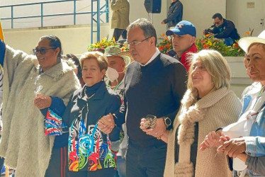 Los ministros de Trabajo, Interior y Agricultura, Gloria Inés Ramírez, Alfonso Prada y Cecilia López, acompañaron la Convención Nacional Campesina.
