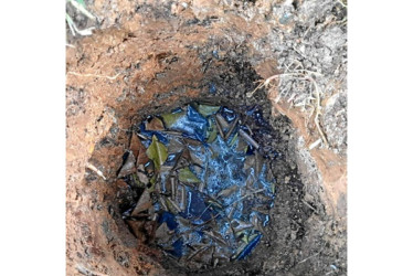 Autoridades de Pácora destruyeron elementos pirotécnicos incautados en el 2022.
