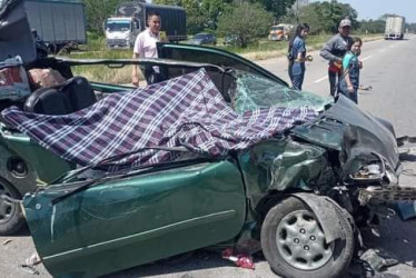 El accidente.