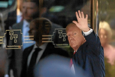 Foto | EFE | LA PATRIA Donald Trump es el primer presidente de EE.UU. en ser procesado por delitos penales.