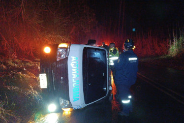 El accidente ocurrió en la vía Troncal de Occidente.
