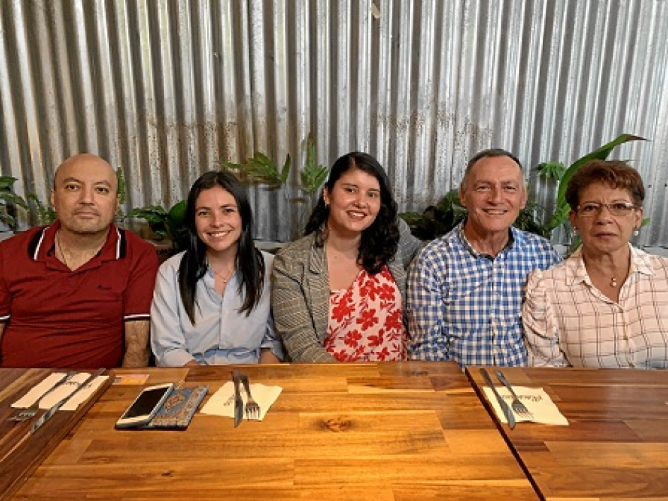 Foto | Luis Trejos | LA PATRIA Diego Hidalgo, Sofía Gómez, Margaret Sánchez, Dario Augusto Cardonaa y Luisa García.