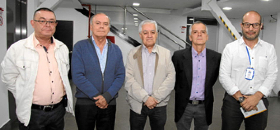 Fotos | Argemiro Idárraga | LA PATRIA Ángel María Ocampo Cardona, Albeiro Valencia Llano, Fabio Vélez Correa, Héctor Hernando López y Juan Carlos Acevedo.
