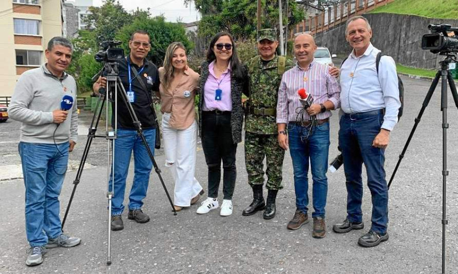 José Fernando Berrío Becerra, Jhon Alexánder Agudelo Velásquez, Adriana María Aguirre Giraldo, Laura Henao Correa, teniente coronel Juan Gabriel Rojas González, Juan Alberto Giraldo Cardona y Darío Augusto Cardona Salazar.