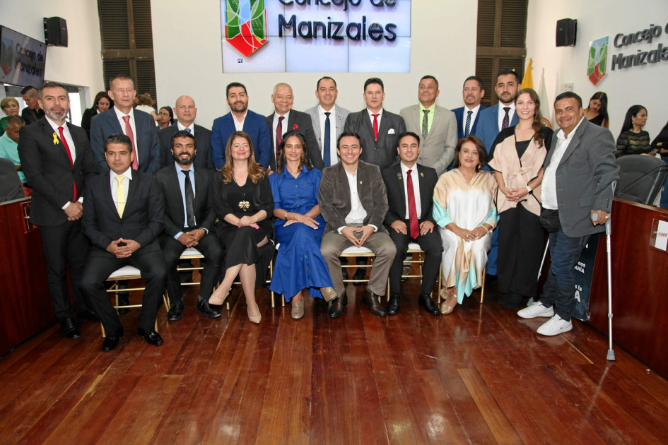 Grupo de concejales.