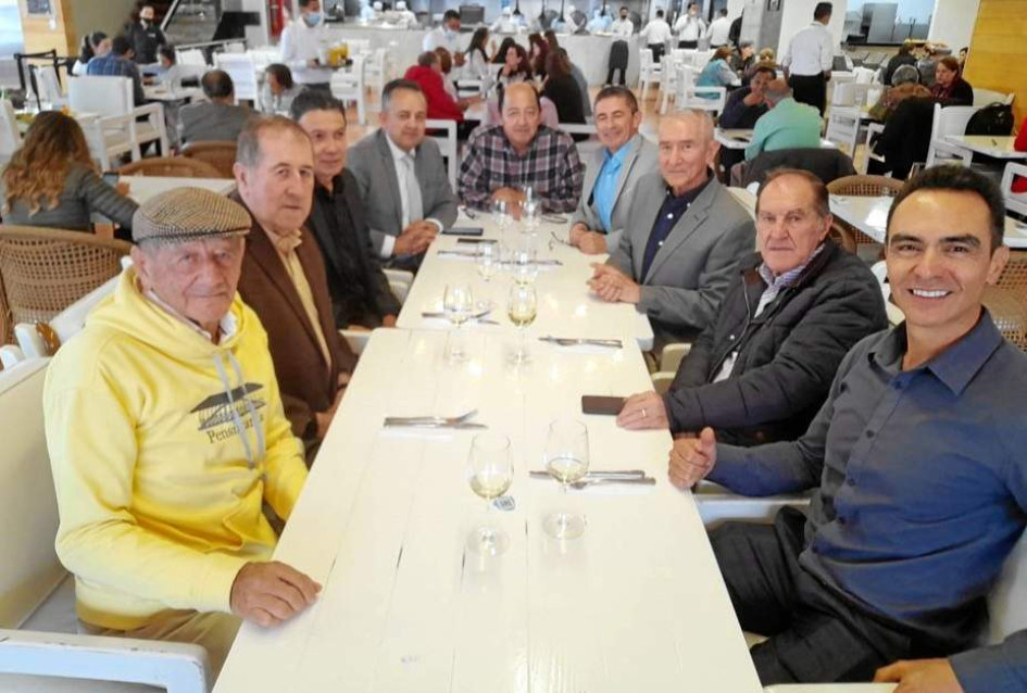 Foto | Rubén Darío López | LA PATRIA Gustavo Gil Morales, Eliécer Ospina, Juan Carlos Arciniegas, Juan Carlos Mazo, Ramón Ospina Tafur, Carlos Augusto Ospina Arango, Alfredo Arango Gil, Uriel Salazar y Juan Carlos Arango Jiménez.