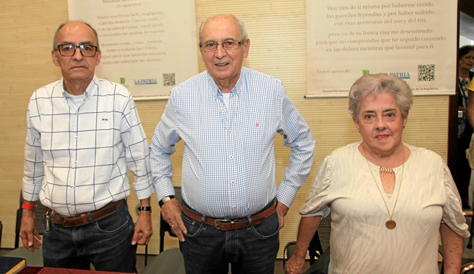 Fotos | Argemiro Idárraga | LA PATRIA Alberto Giraldo, Alberto Gómez y María Victoria Ramírez.