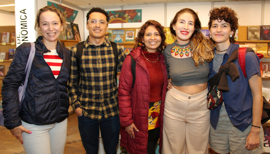 Fotos | Argemiro Idárraga | LA PATRIA Barbara Cardoso, Cristian Rojas, Cherry Morris Trada, Nathalie y Lisa Hervieux.