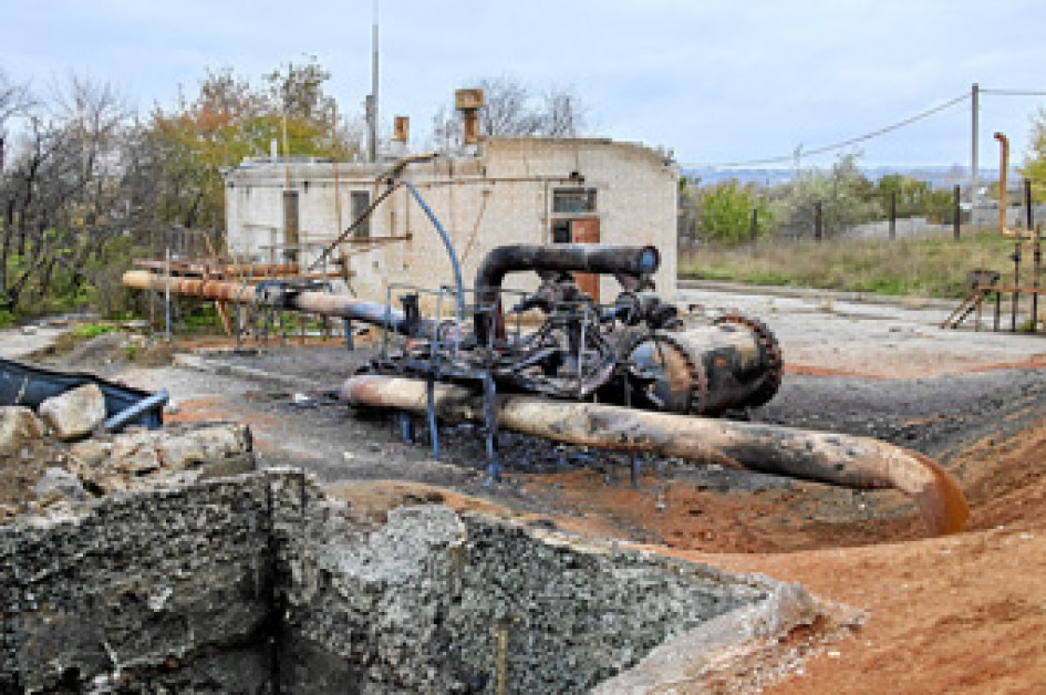 Foto | EFE | LAPATRIA En la foto, una estación de distribución de gas dañada por los bombardeos, en las afueras de Kharkiv, noreste de Ucrania, el 23 de octubre de 2022, en medio de la invasión de Rusia. Foto | EFE | LAPATRIA En la foto, una estación de distribución de gas dañada por los bombardeos, en las afueras de Kharkiv, noreste de Ucrania, el 23 de octubre de 2022, en medio de la invasión de Rusia.