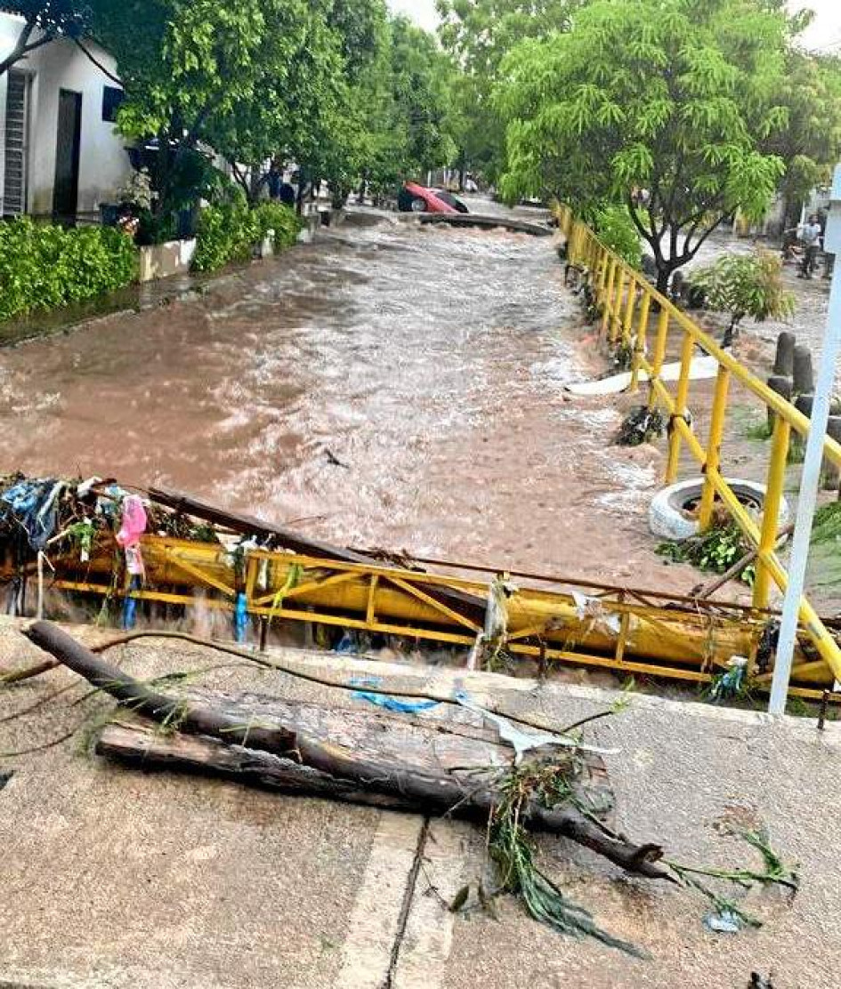 Foto | Tomada de @svilardyq | LA PATRIA 4.500 familias damnificadas por la inundación en Bosconia. Foto | Tomada de @svilardyq | LA PATRIA 4.500 familias damnificadas por la inundación en Bosconia.