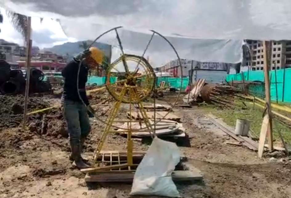 Reportan tranquilidad en avance de obras del intercambiador de Los Cámbulos