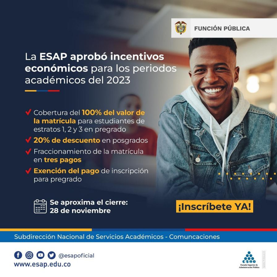 Incentivos en ESAP Foto | LA PATRIA Incentivos en ESAP Foto | LA PATRIA