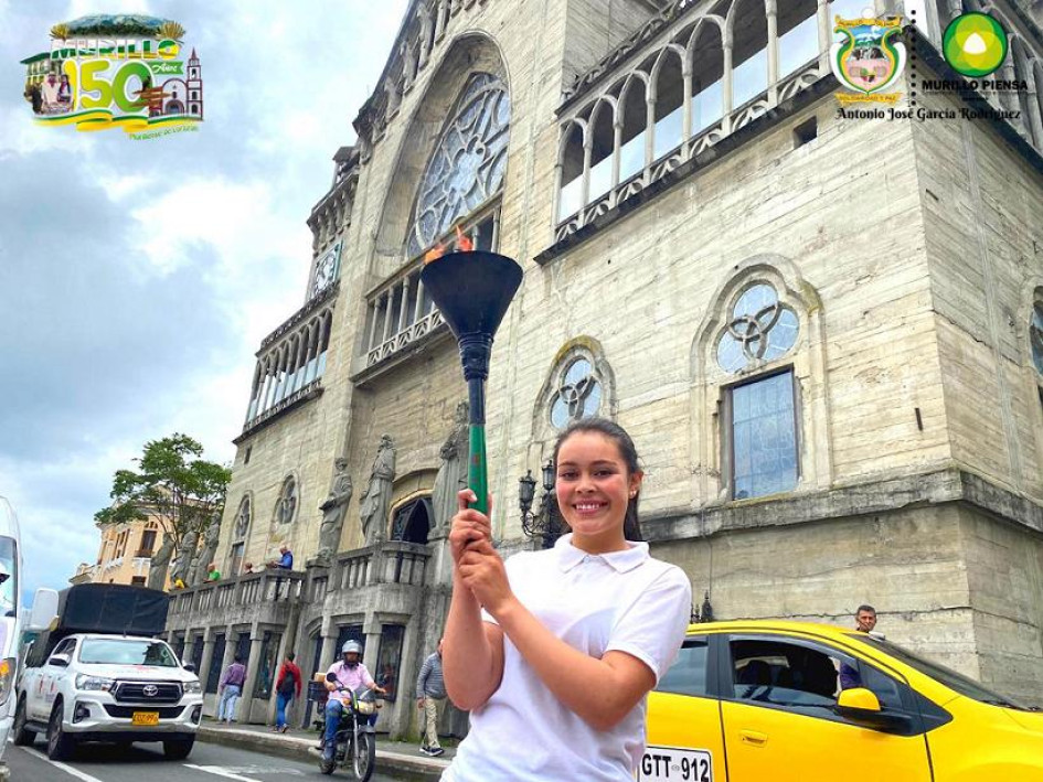 Llama Olímpica de Manizales a Murillo Llama Olímpica de Manizales a Murillo