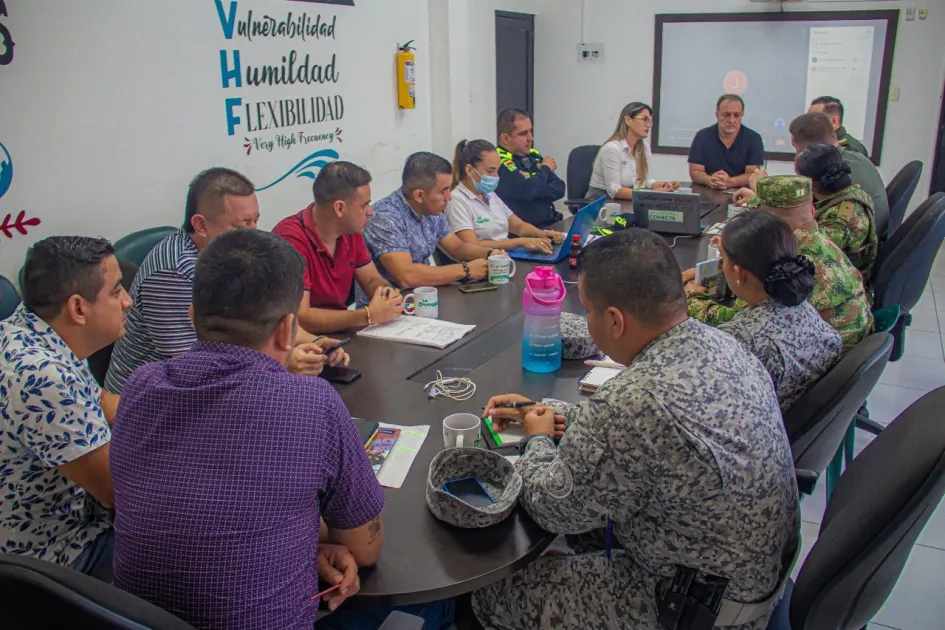 Consejo de Seguridad en La Dorada tras el homicidio de dos primos. Consejo de Seguridad en La Dorada tras el homicidio de dos primos.
