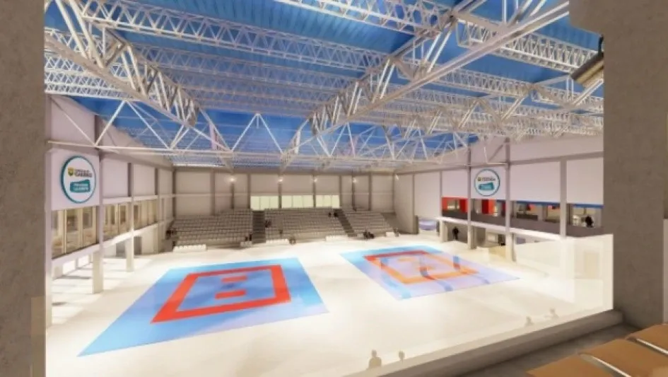 Así quedará la remodelación del Coliseo Menor. Así quedará la remodelación del Coliseo Menor.