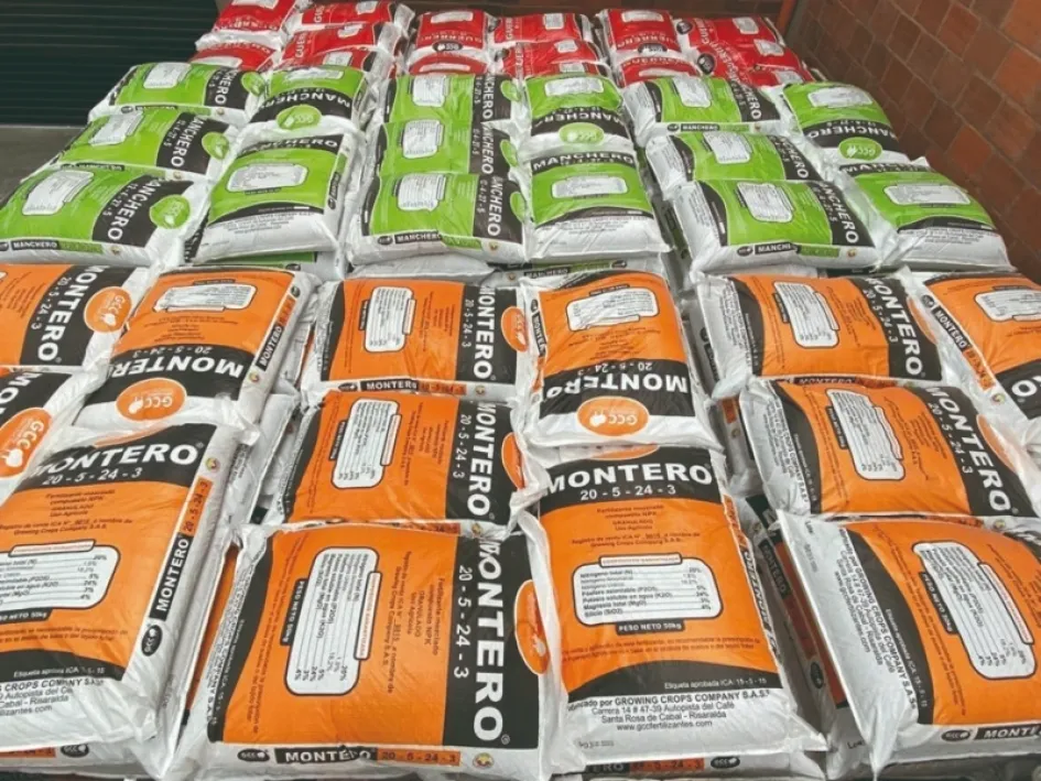 Desde la planta de fertilizantes que Growing Crops Company instaló hace tres años en Santa Rosa de Cabal, Risaralda, atiende el mercado nacional.
