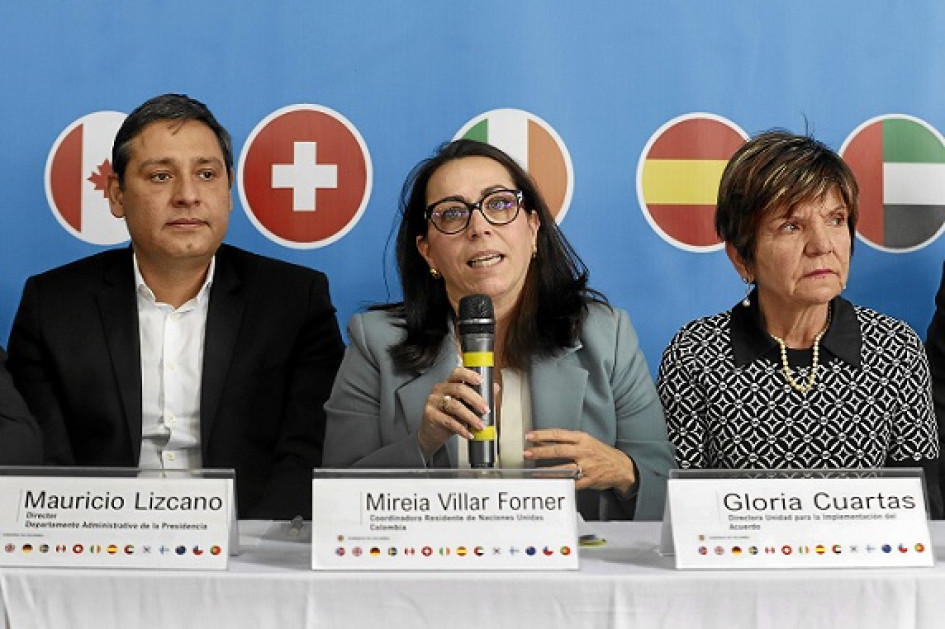 Mireia Villar, coordinadora residente de las Naciones Unidas en Colombia, anunció que el fondo dará prioridad a la aceleración de la reforma rural integral. Mireia Villar, coordinadora residente de las Naciones Unidas en Colombia, anunció que el fondo dará prioridad a la aceleración de la reforma rural integral.