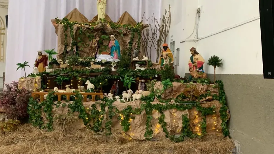 Pesebre en el templo del Carmen, de Anserma. Pesebre en el templo del Carmen, de Anserma.