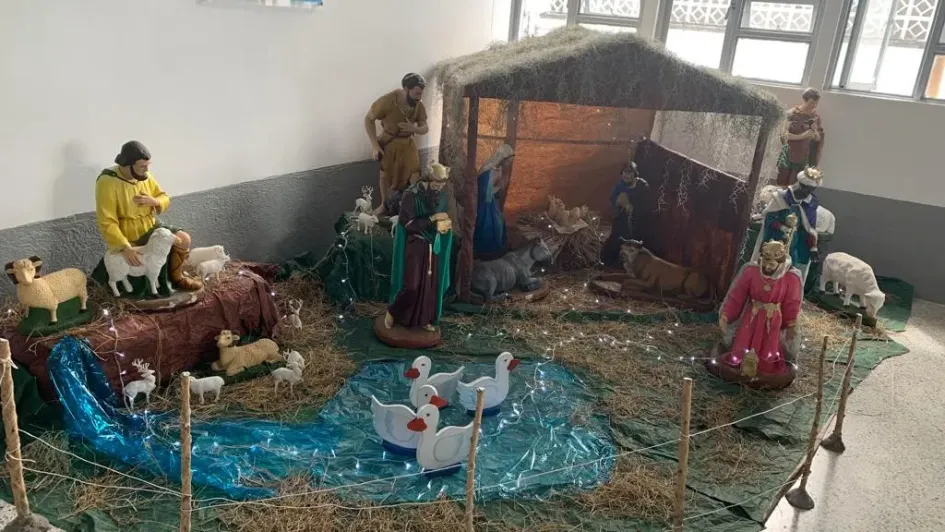 En el hospital San Vicente, de Anserma, también armaron el pesebre. En el hospital San Vicente, de Anserma, también armaron el pesebre.